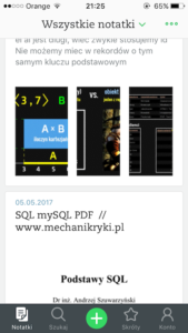 Aplikacje do szkoły Evernote Zorganizowani